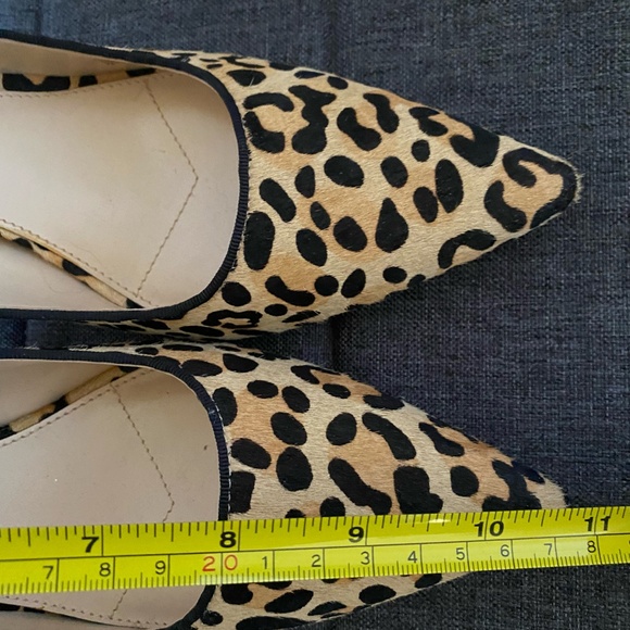 Charles David Leather Bonded Sole Leopard Print Pointed Toe Heels. Sz 10 - Picture 15 of 16